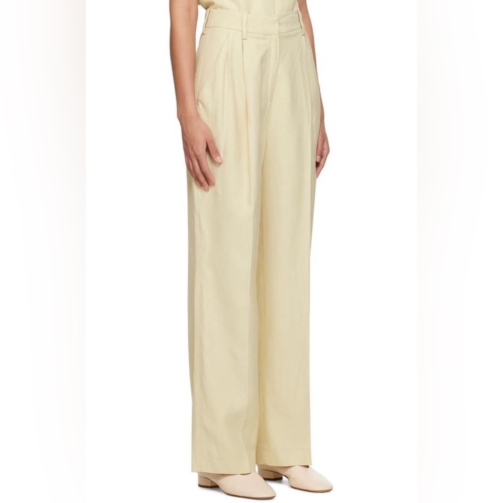 LOULOU STUDIO
LOULOU STUDIO BEIGE CADAR TROUSERS - BEIGE